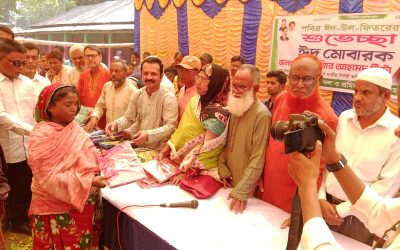 কালিহাতীতে বিএনপি নেতা বেনজীর আহমেদ টিটোর ঈদ উপহার বিতরণ ও শুভেচ্ছা বিনিময়