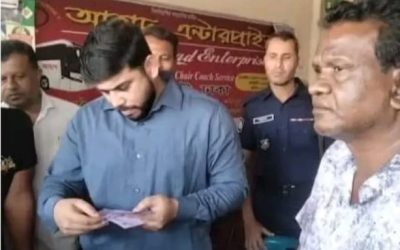 জয়পুরহাটে অতিরিক্ত বাস ভাড়া আদায় রোধে প্রশাসনের অভিযান