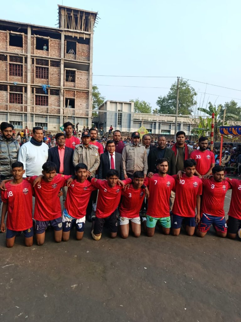 চাঁপাইনবাবগঞ্জে মাদকবিরোধী ভলিবল প্রতিযোগিতা-২০২৬ অনুষ্ঠিত