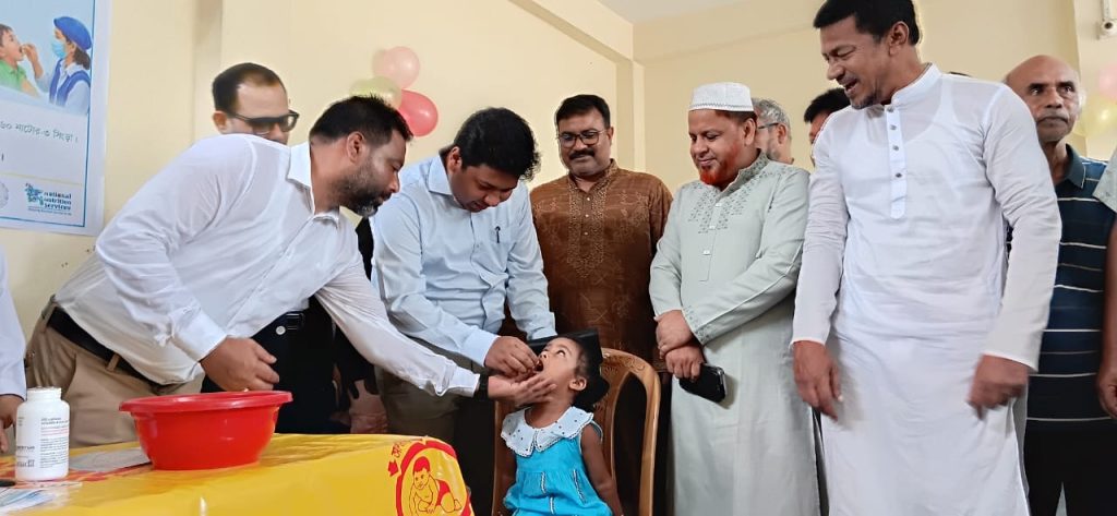 সিংড়ায় ২৮৯ কেন্দ্রে শুরু জাতীয় ভিটামিন ‘এ’ প্লাস ক্যাম্পেইন